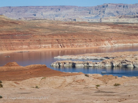 Blue waters of Lake Powell