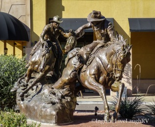 Passing the Legacy sculpture in Scottsdale