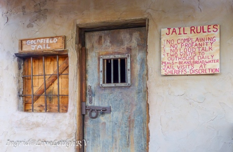 Goldfield Ghost Town jail, Apache Junction, Arizona