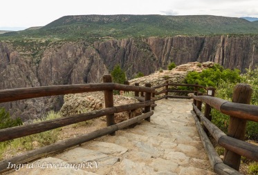 Scenic overlook at Black Canyon of the Gunnison National Park, Colorado