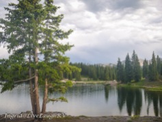 A picturesque mountain lake, Lake Irwin, Crested Butte, Colorado