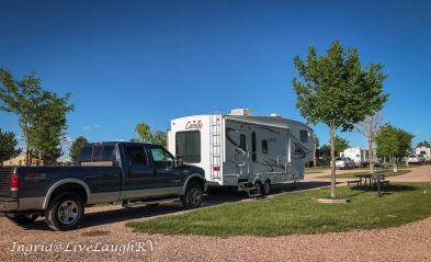 Great campsite at the Cabela's in Sidney, Nebraska