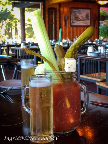 Bloody Mary with a beer chaser